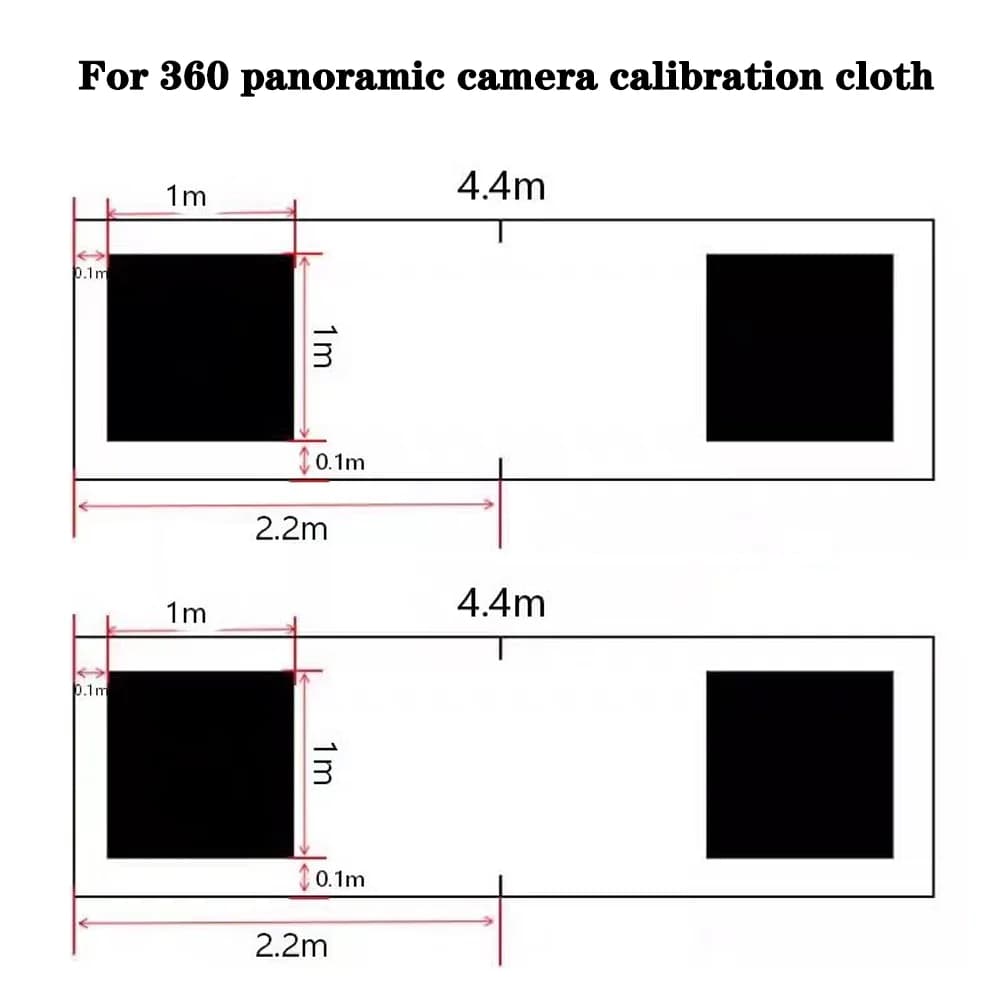 720P 1080p Universel 360 °   Caméra de voiture à vue panoramique, degrés gauche droite avant arrière