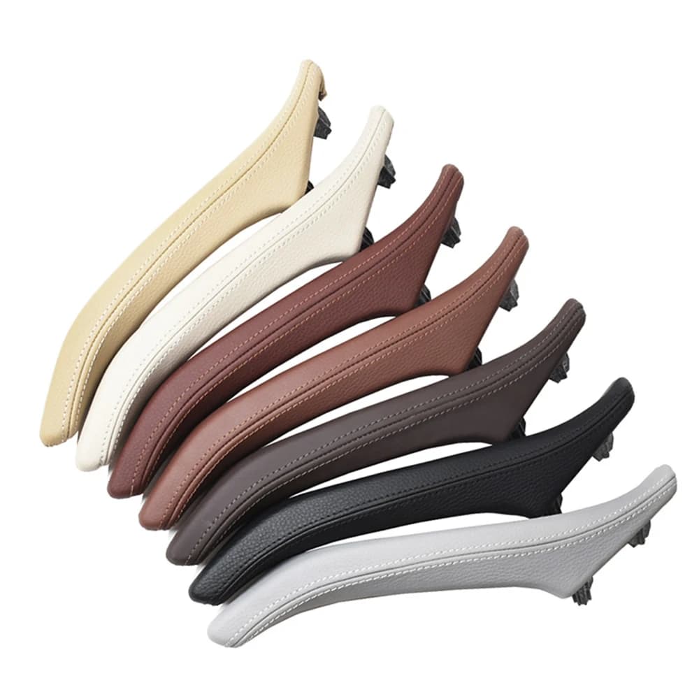 Poignée de porte passager intérieure droite en cuir, pour BMW série 5, F10, F11, F18, 520i, 523i, 52