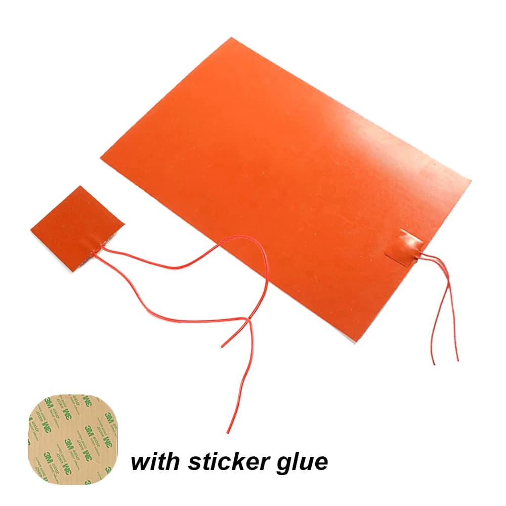 Coussin chauffant en caoutchouc de Silicone 12V 220V, bande chauffante plate, lit chauffant carré, F