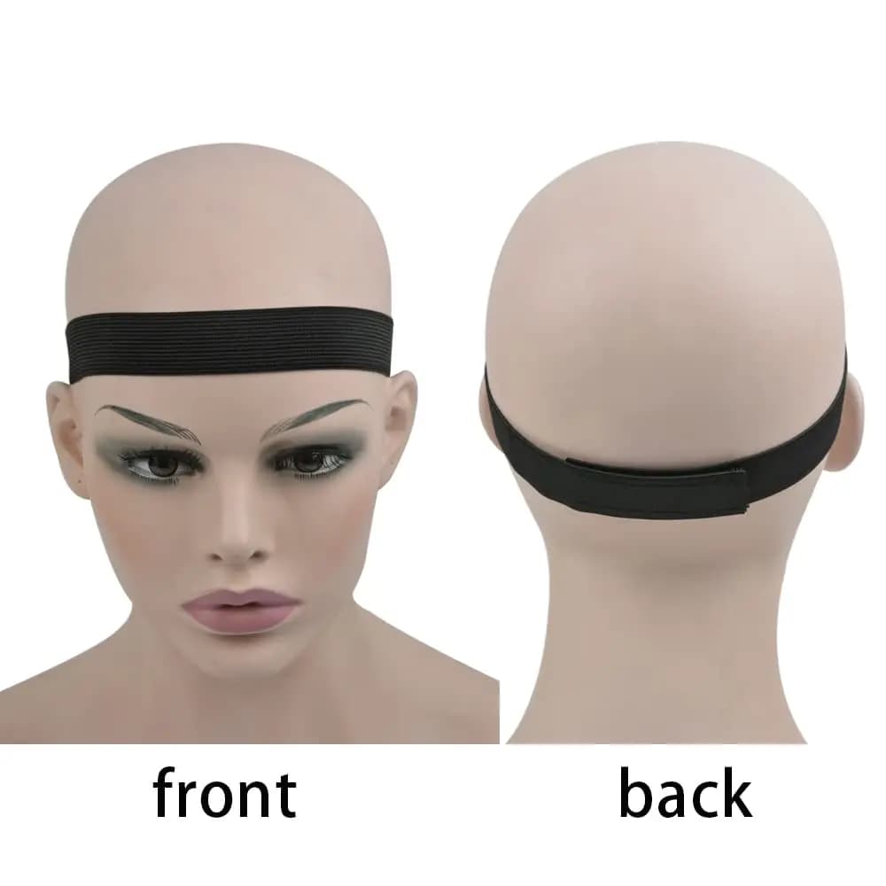 Bandes élastiques de fusion en dentelle, 3 pièces, bandeaux de perruque réglables pour la pose front