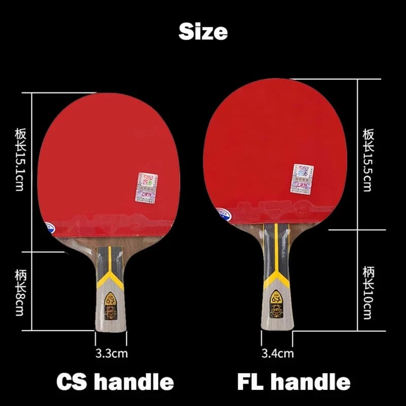 Amitié 729 King 9 étoiles 8 étoiles raquette de Tennis de Table palette de Ping-Pong en carbone haut