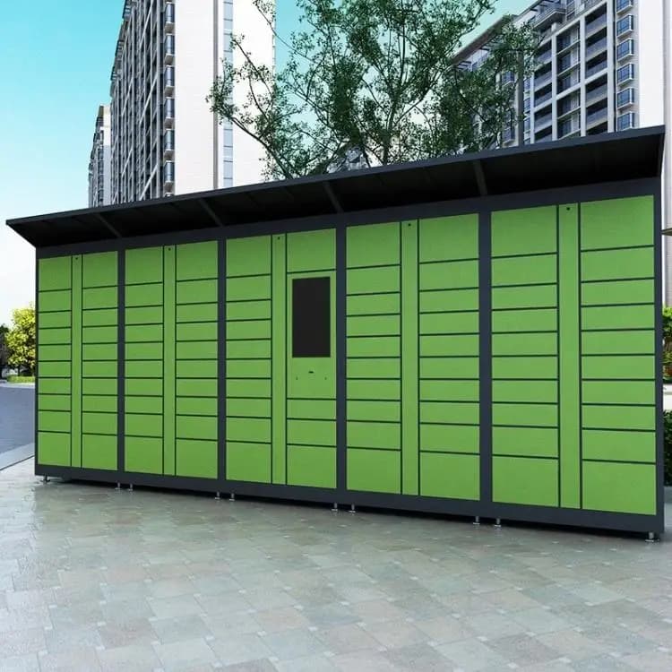 Casier de livraison de colis en acier avec serrure électronique, étanche, durable, dimensions person