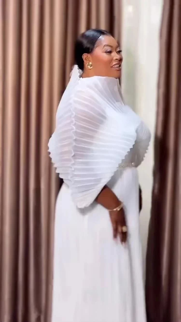 YUDX-Robe de soirée plissée à la main pour femme, plis ata yake, grande taille, automne, nouveau, 20