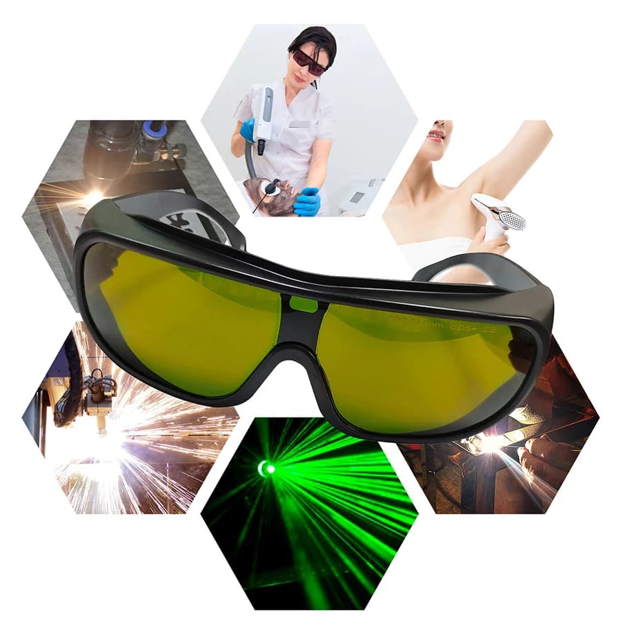 Lunettes de protection laser 755nm 1064nm IPL Lunettes laser Lunettes de sécurité