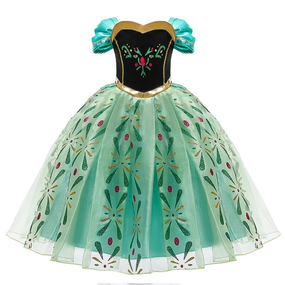 Costume de Cosplay pour filles, robe de princesse pour enfants, Costume de princesse, Elsa, Anna, ra
