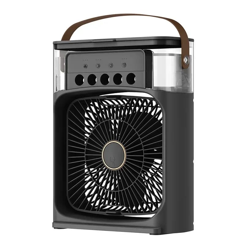 Ventilateur humidificateur portable, climatiseur, petit refroidisseur d'air domestique, refroidissem