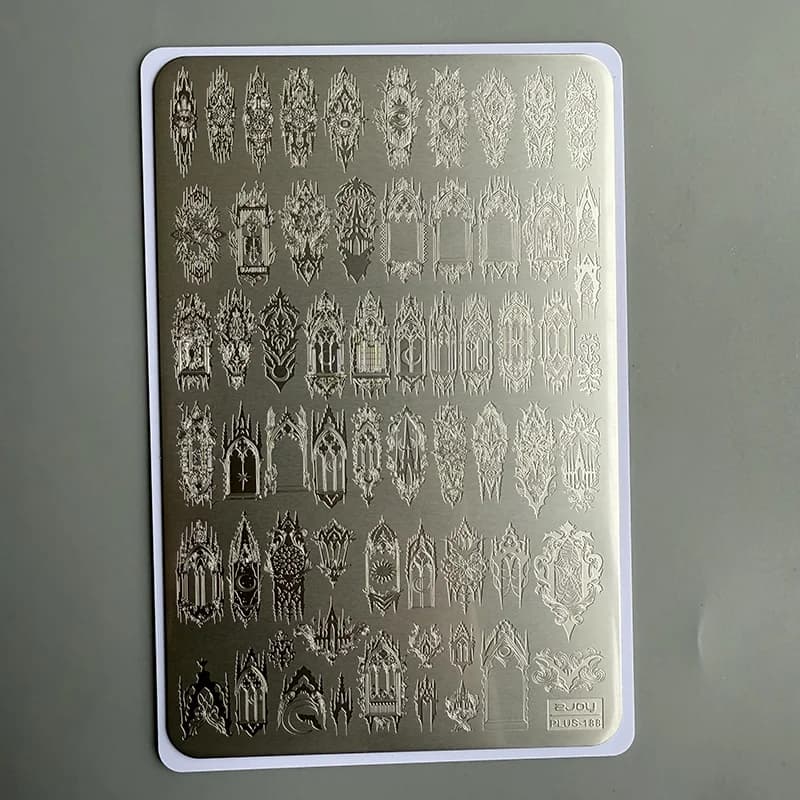 XMQ NAIL ART PLATES STAMPING PLATES D'IMAGE DE VENTES CAVÉES