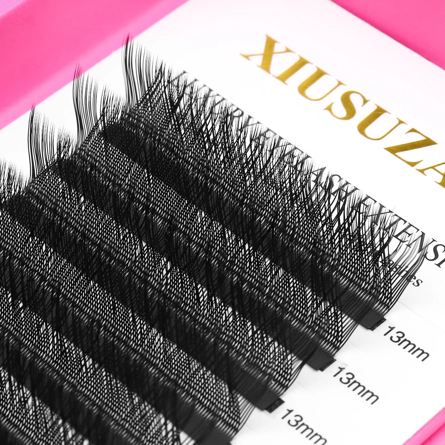 XIUSUZAKI L/LU/M Curl YY 3D 4D 5D W Extensions de cils doux naturel W Extensions de cils préfabriqué