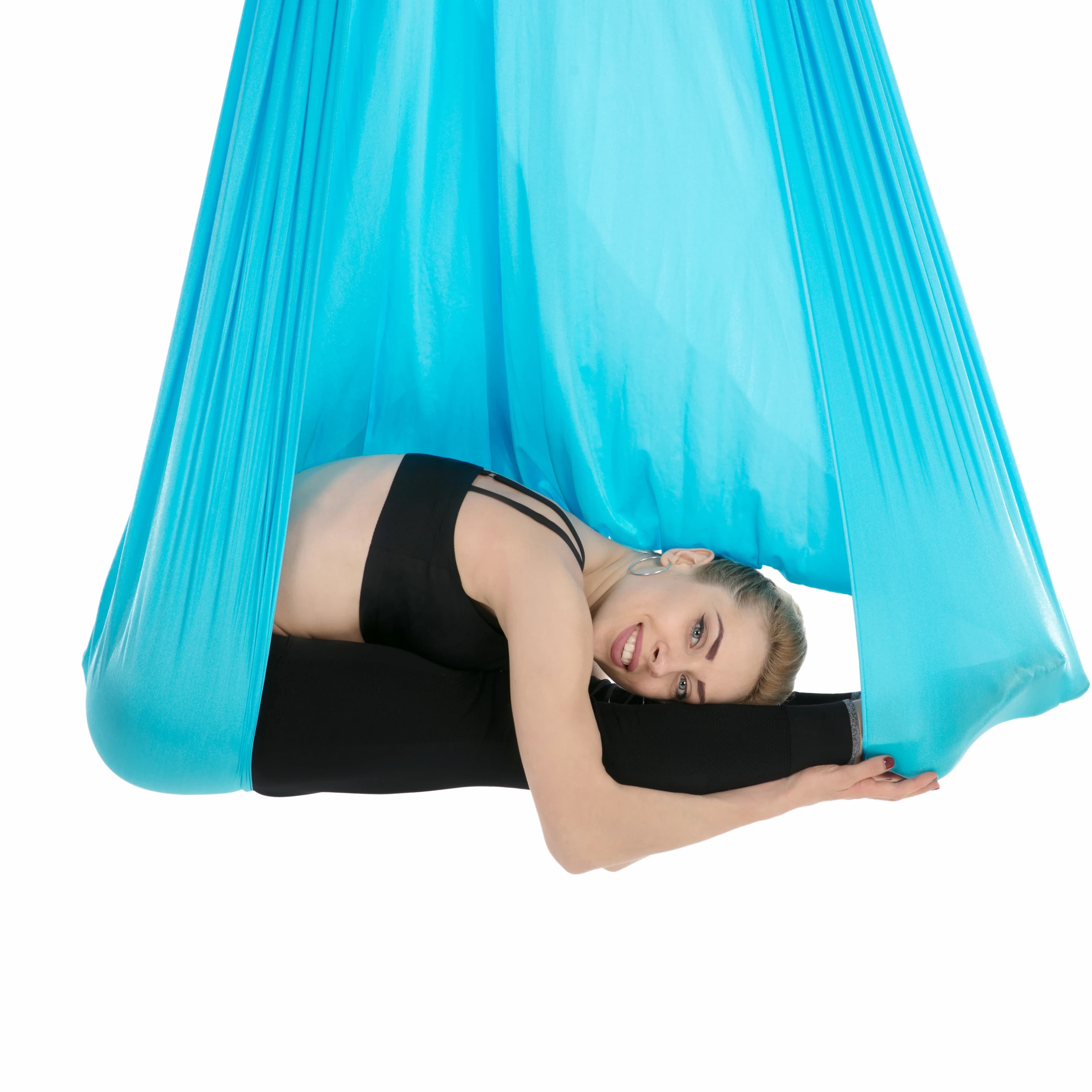 7M * 2.8M Yoga hamac tissu Fitness Yoga Stretch Anti-gravité balançoire fronde