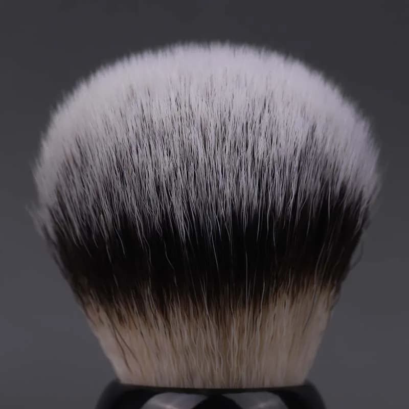 YAQI – brosse de rasage en poils synthétiques émeraude de nuit pour hommes, manche en résine, 26mm