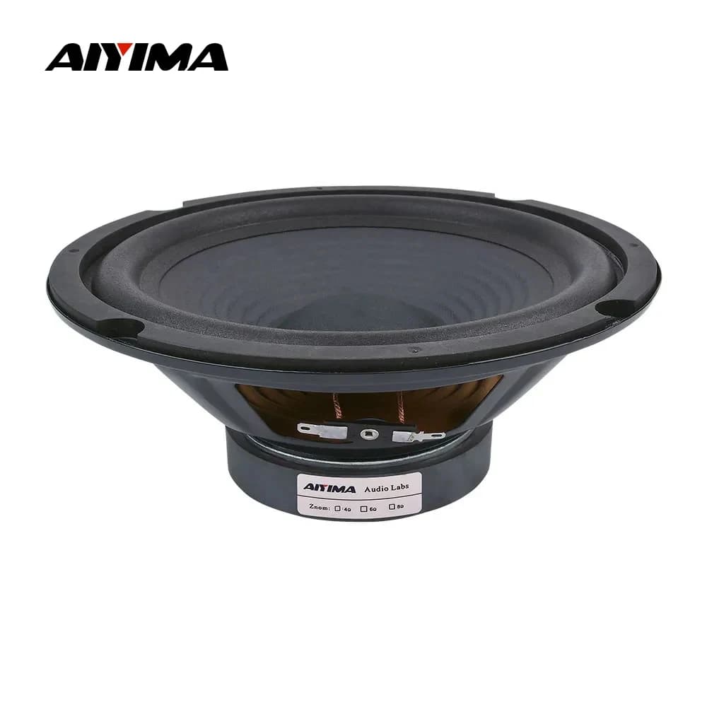AIYIMA 1 pièce Haut-parleur de médium et de graves de 8 pouces, 8 Ohm 200W, bobine de 35 mm, aimant 