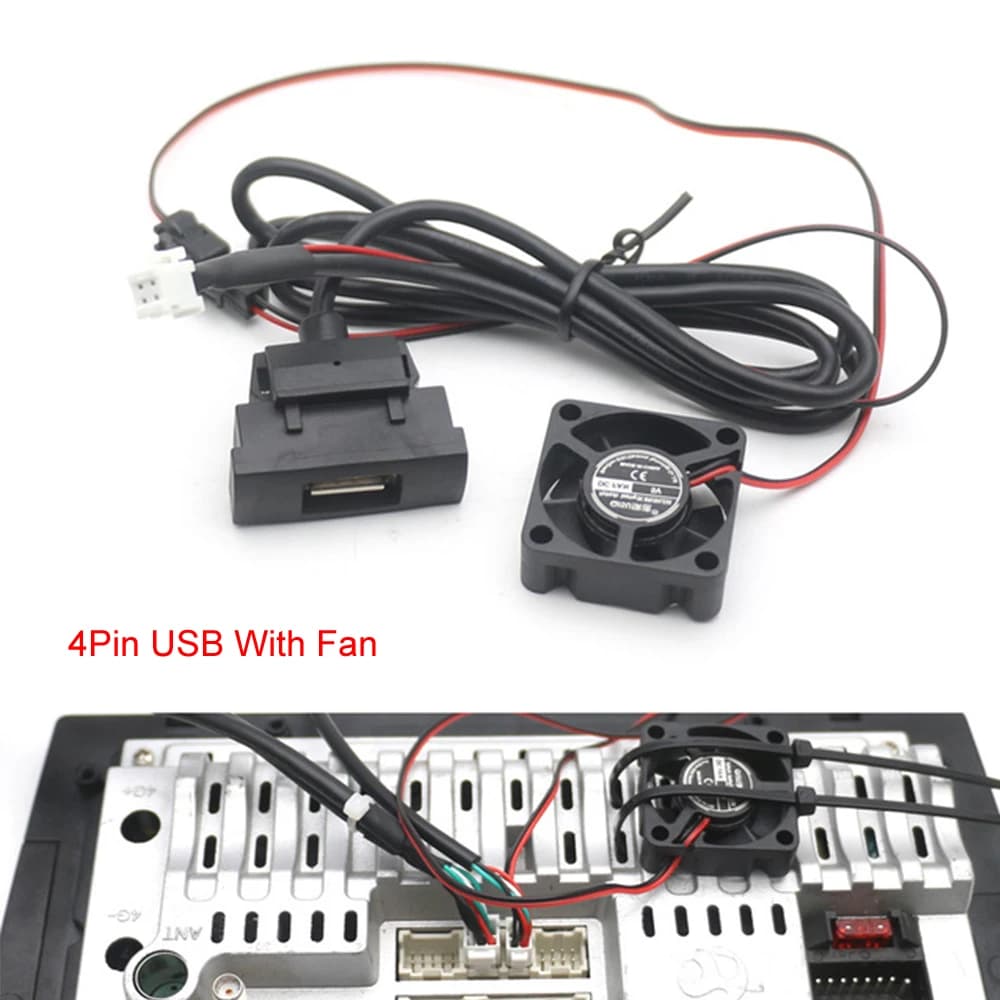 Adaptateur de câble petpour autoradio, Android, limitation, navigation, touriste, USB, RCDouvriers, 