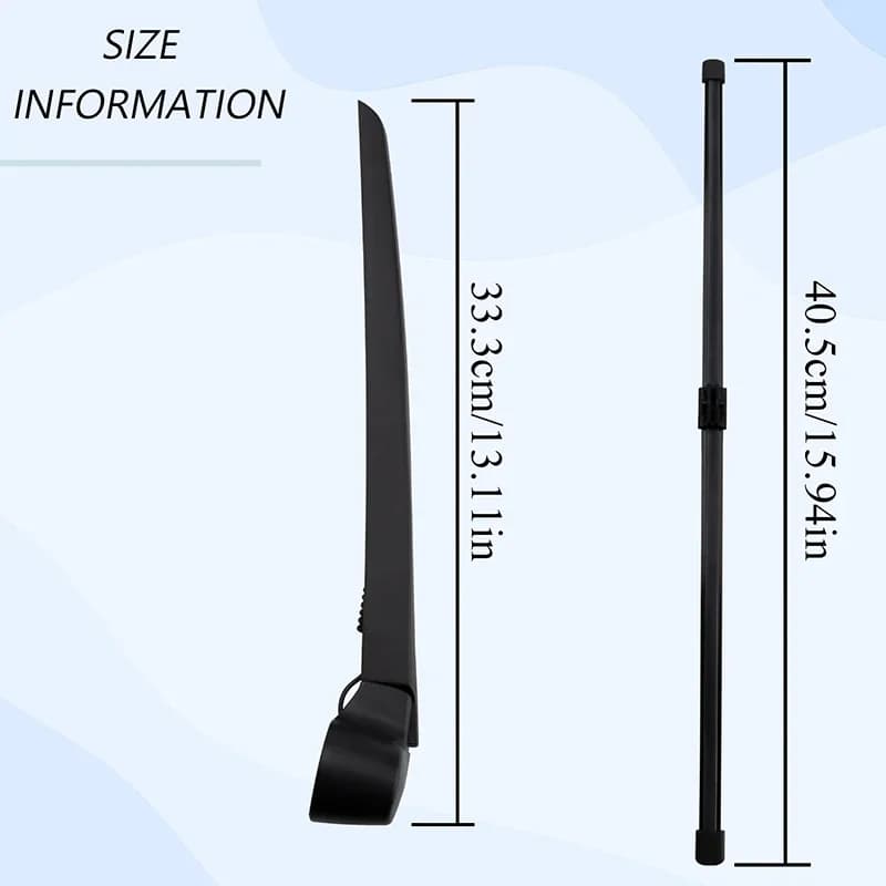 Bras d'essuie-glace arrière et lame de remplacement noires, adaptés à Audi A4 B8 2008 – 2013, access