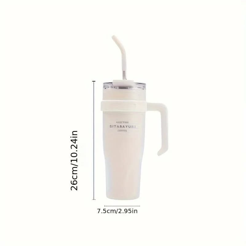 Tasse d'eau de grande capacité, tasse d'isolation de voiture de 38.55oz, tasse de paille de bureau S