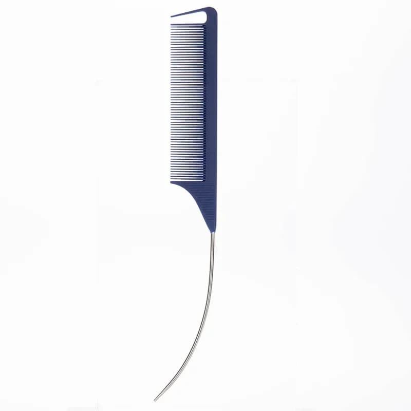 Aiguille en acier style professionnel en plastique résistant à la chaleur antistatique tressage queu