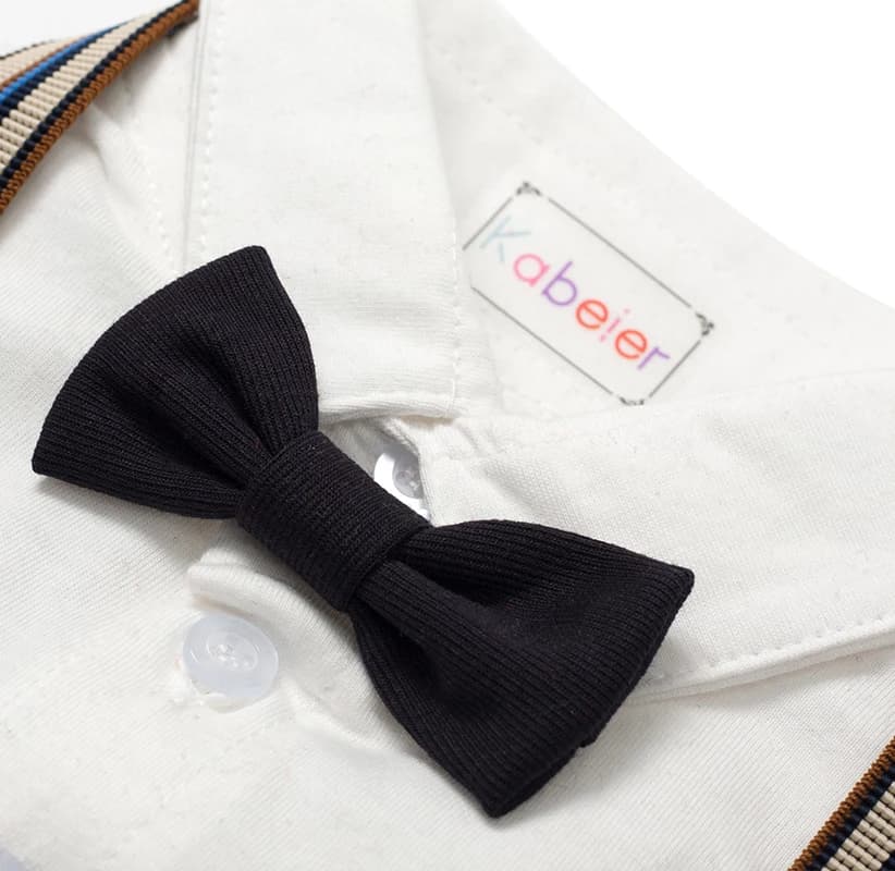 Nouveau-né garçon vêtements formels ensemble infantile garçon Gentleman anniversaire barboteuse tenu
