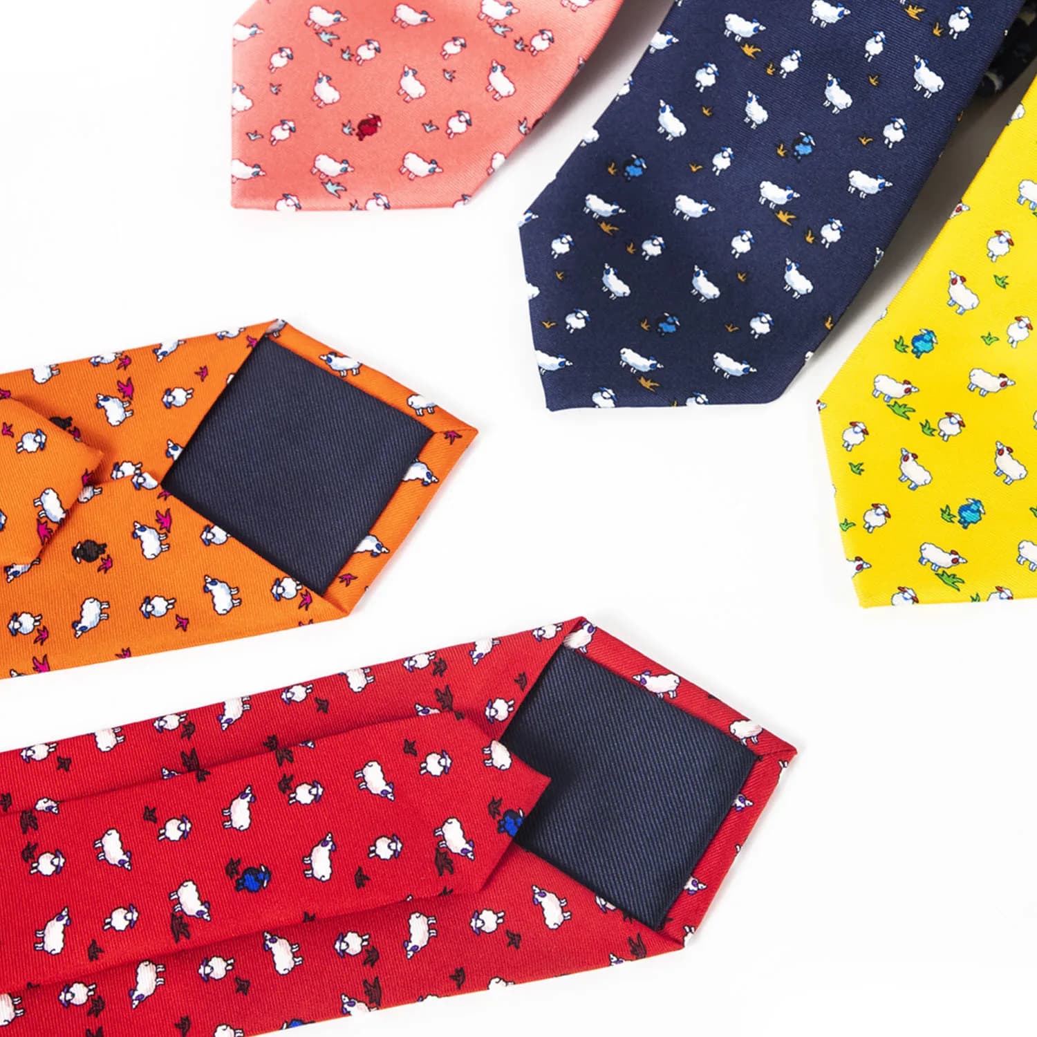 Tailleur Smith 100% cravates en soie pour hommes cravate faite à la main avec motif Animal cravate f