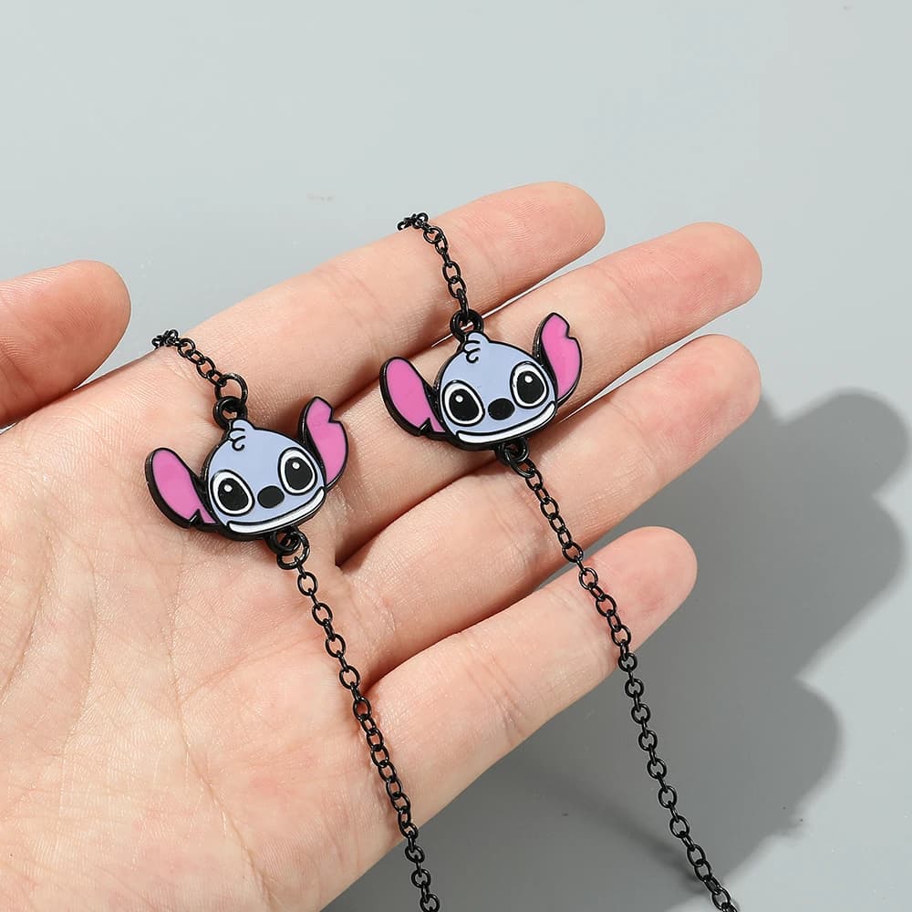 Lunettes de soleil chaînes de masquage pour femmes Minnie Mickey Mouse point chaînes de lunettes lan