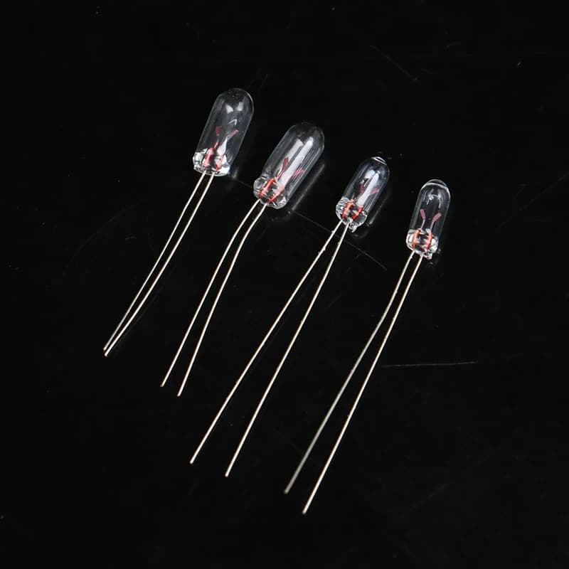 Ampoule Miniature 3mm/4mm 6V 12V, 20 pièces, ampoule Edison à Filament incandescent, riz, vente en g