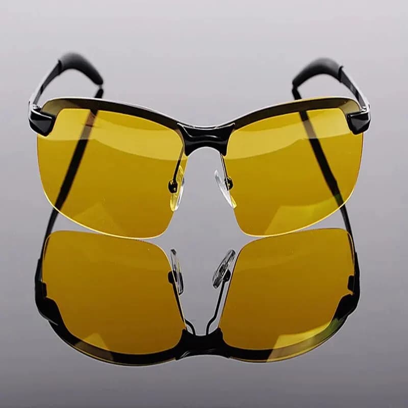 Lunettes de vision nocturne pour hommes, lunettes de soleil polarisées, protection du conducteur, co