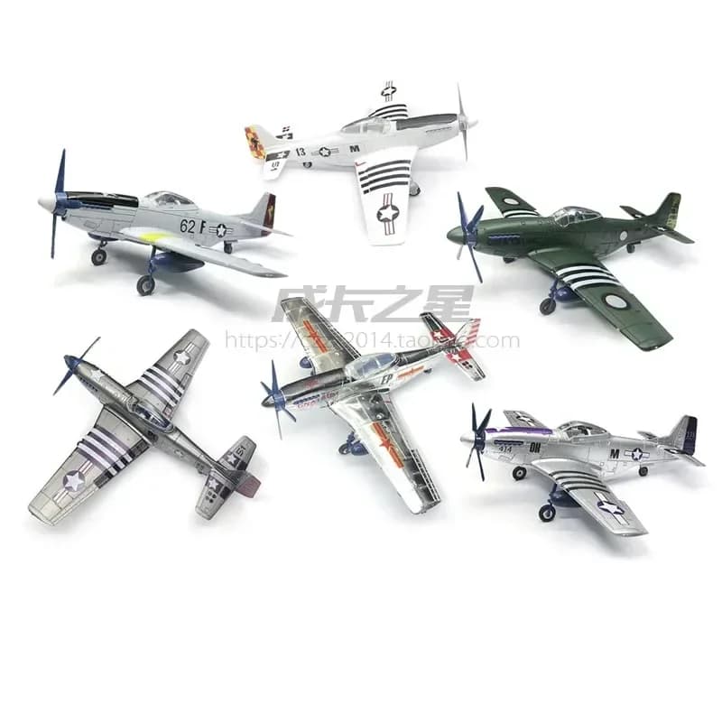 MUSTANG – avion de chasse 4D P-51D à assembler, modèle américain de la seconde guerre mondiale P51, 