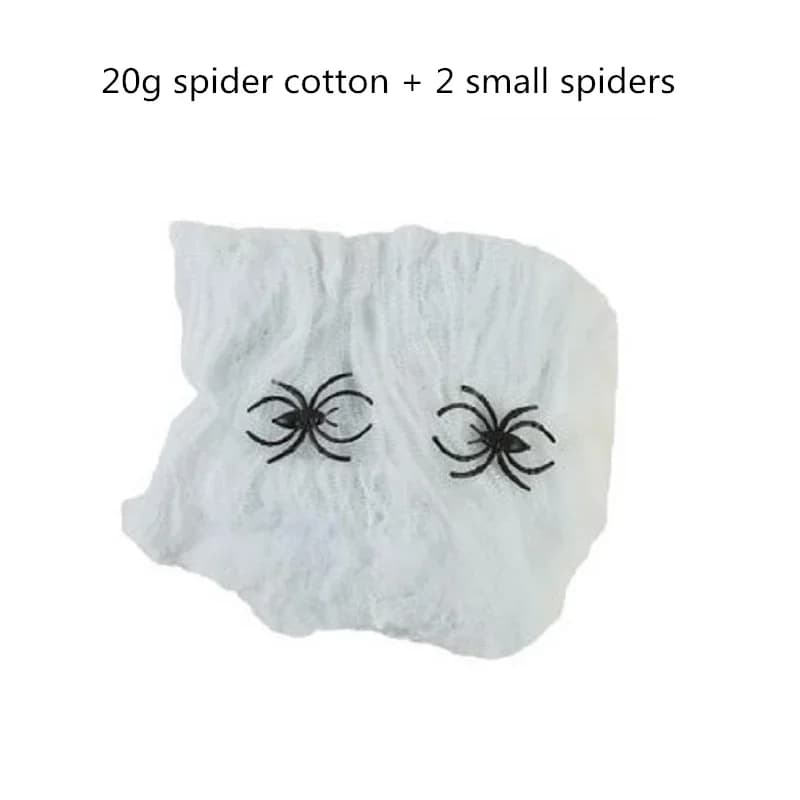Araignée Noire Effrayante pour Décoration d'Halloween, Accessoire de Maison Hantée, Décoration Intér