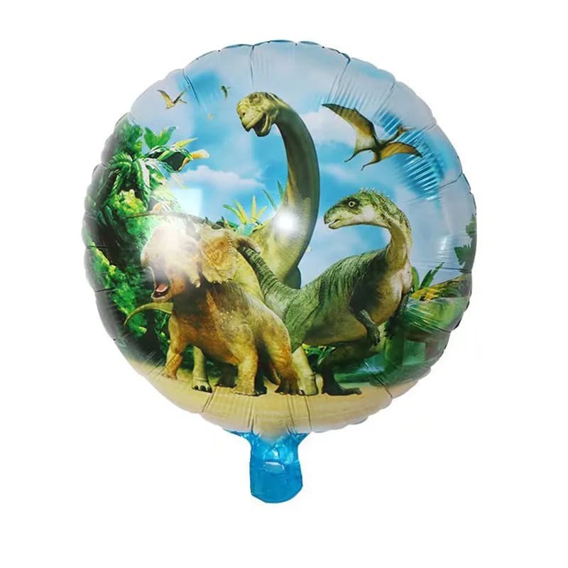 10 pièces 18 pouces dinosaure feuille ballons à hélium thème Animal décoration de fête enfants jouet