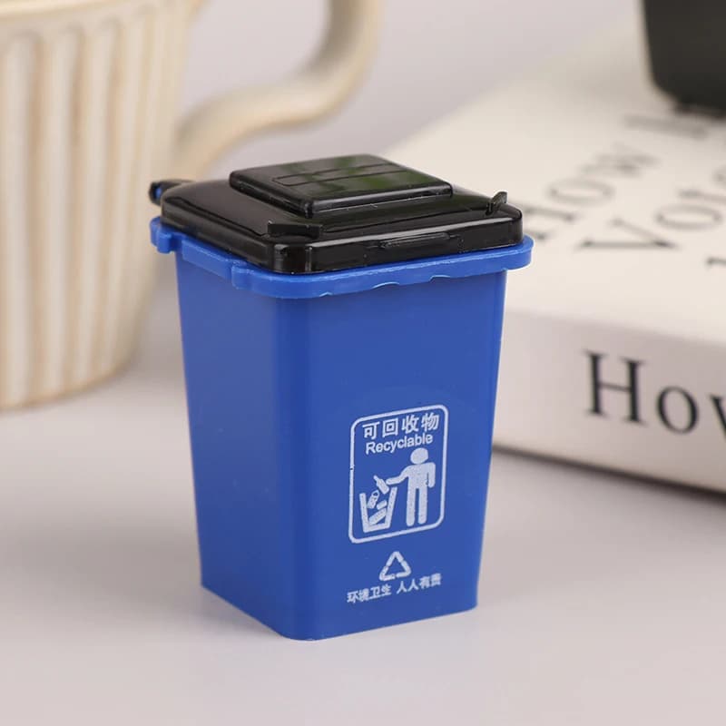 [TG820] Modèle de mini poubelle pour maison de poupée 1:12 / Mini bac à déchets / Organisateur de st