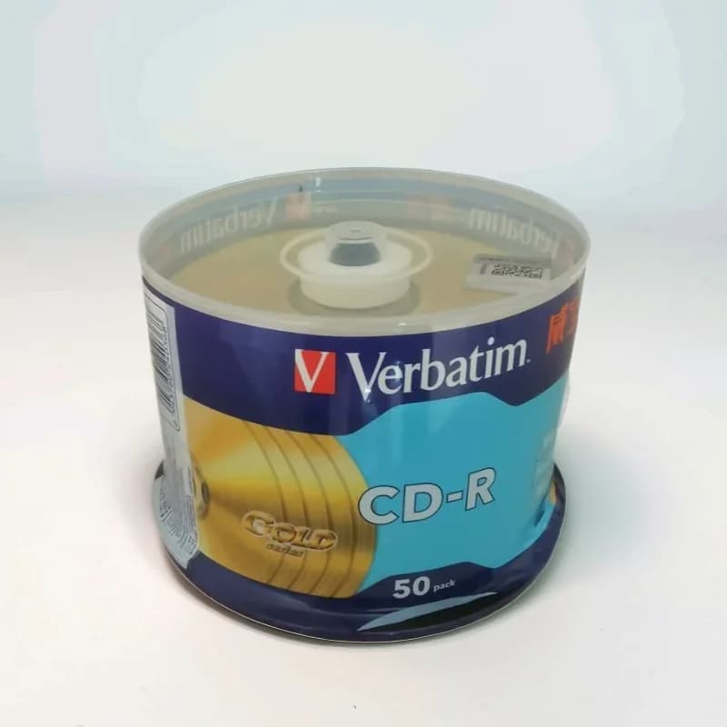 Verbatim CD-R disque série or disque CD argent vierge disques CDR 80min 700 mo 52X 50 paquets