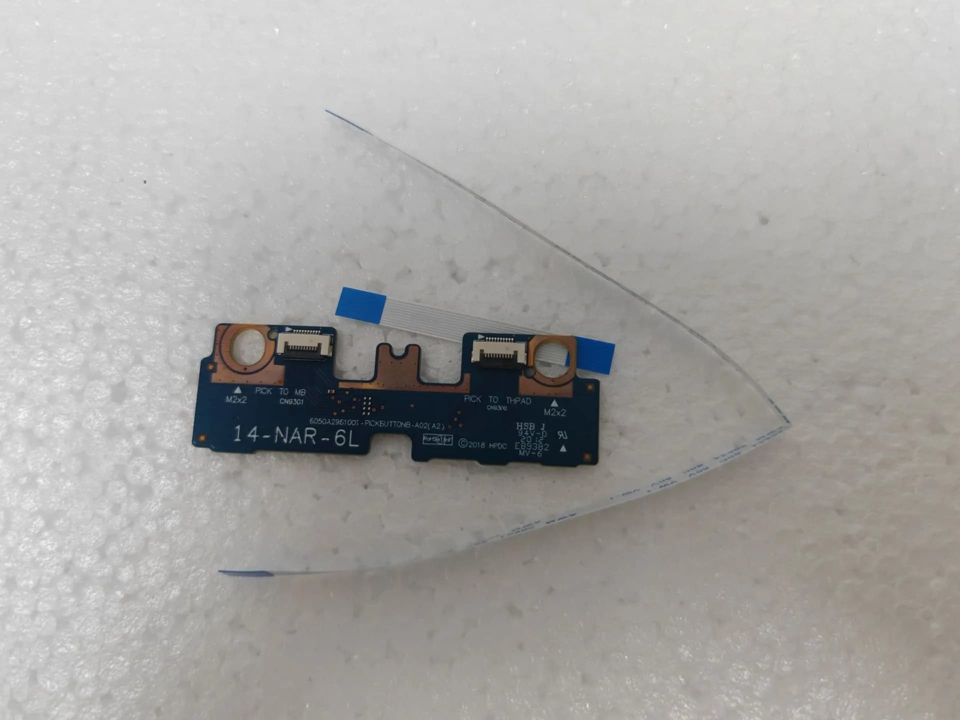 Nouveau pour Hp 14-DF 14S-DP 14s-dp0004au dp0006 14-CR 14S-DK TPN-I135 carte de bouton de pavé tacti