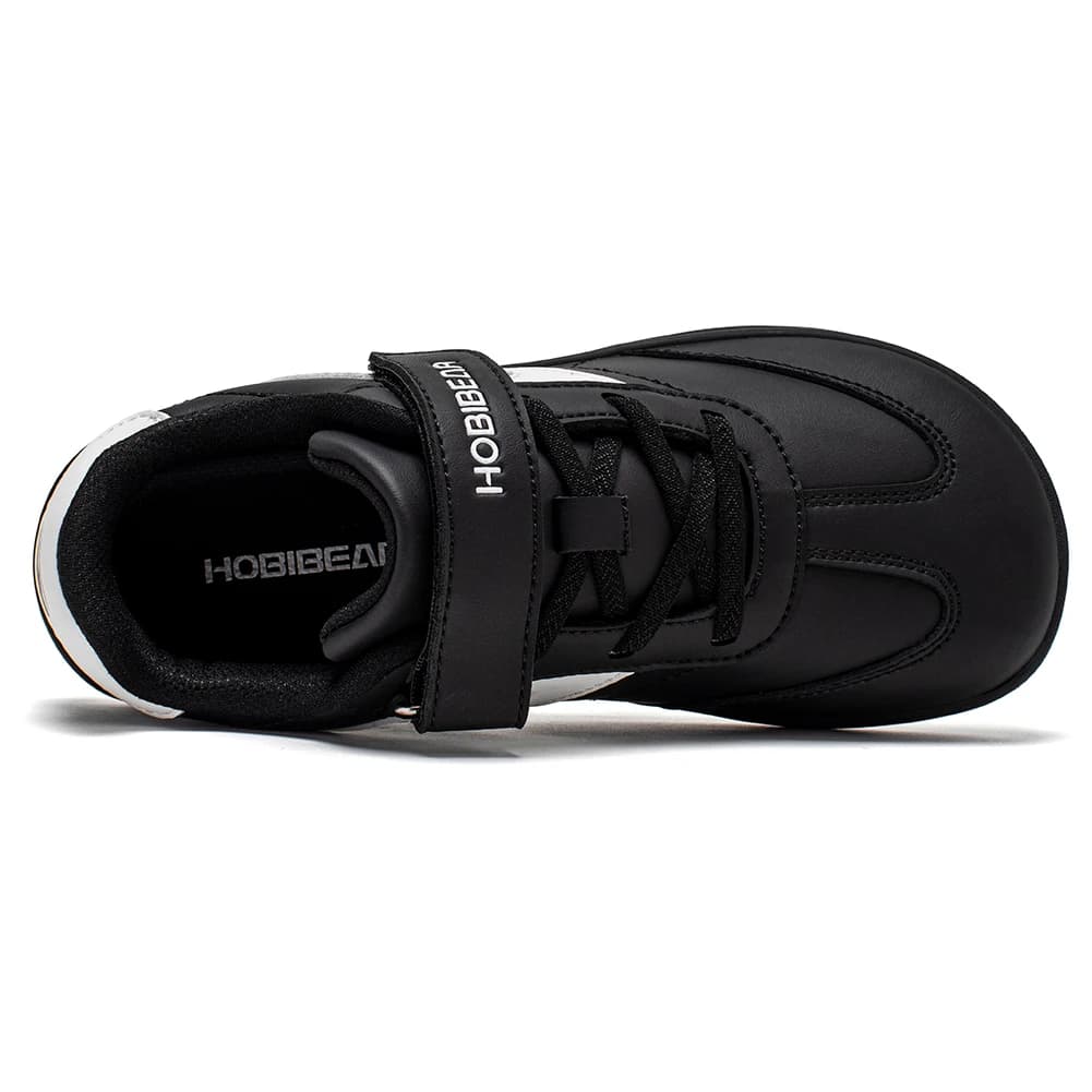 HOBIBEAR – chaussures pieds nus pour grands enfants, baskets à bout large avec boucle à crochet, en 