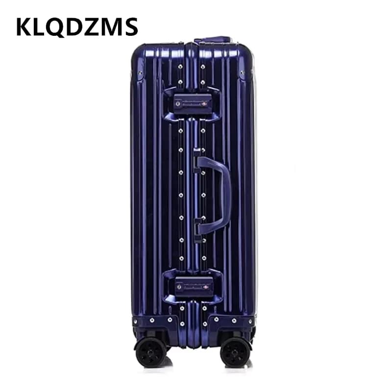 KLQDZMS 20 "24" 26 "29 pouces bagages d'affaires tout en aluminium magnésium alliage boîte d'embarqu