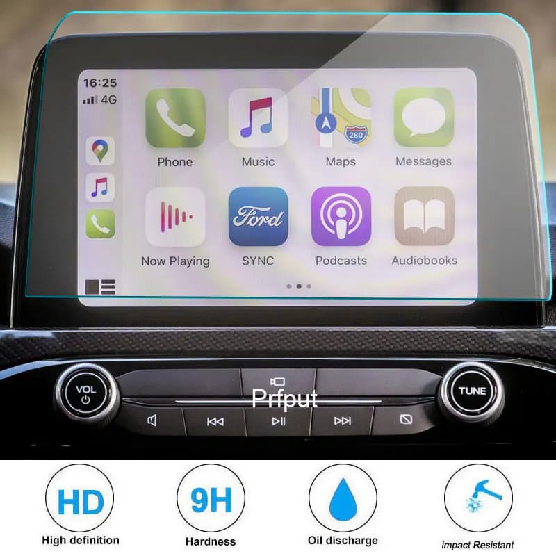 Verre trempé de dureté 9H pour Ford Kuga 2020 – 2023, écran de Navigation GPS de voiture de 8 pouces