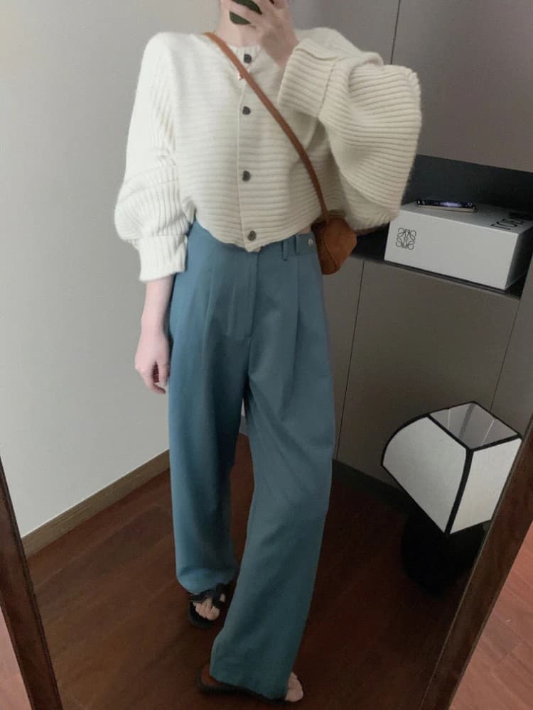 Cardigans à manches chauve-souris pour femmes, Simple, Chaud, Loisirs, Tender At, All-Match, Confort