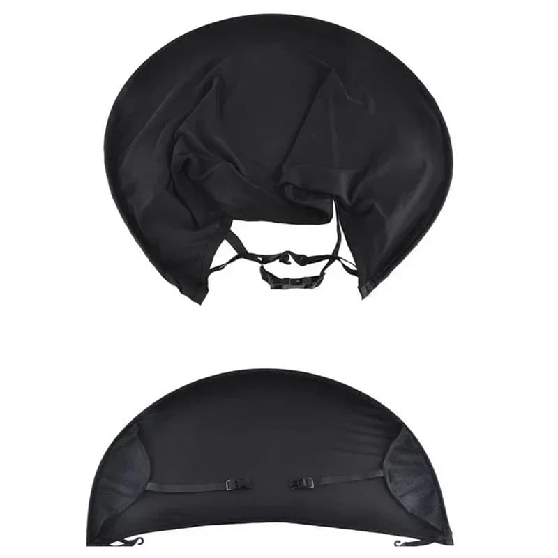 Pare-soleil pour poussette, auvent universel noir, couverture d'auvent pour bébé, parapluie coupe-ve