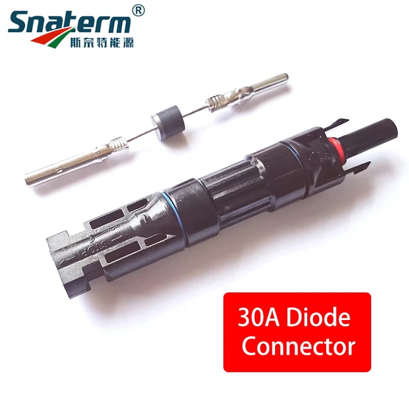 Connecteur PV à Diode PV, étanche IP68, avec Diodes 30A 20A 15A 10A, panneau de cellules solaires, p