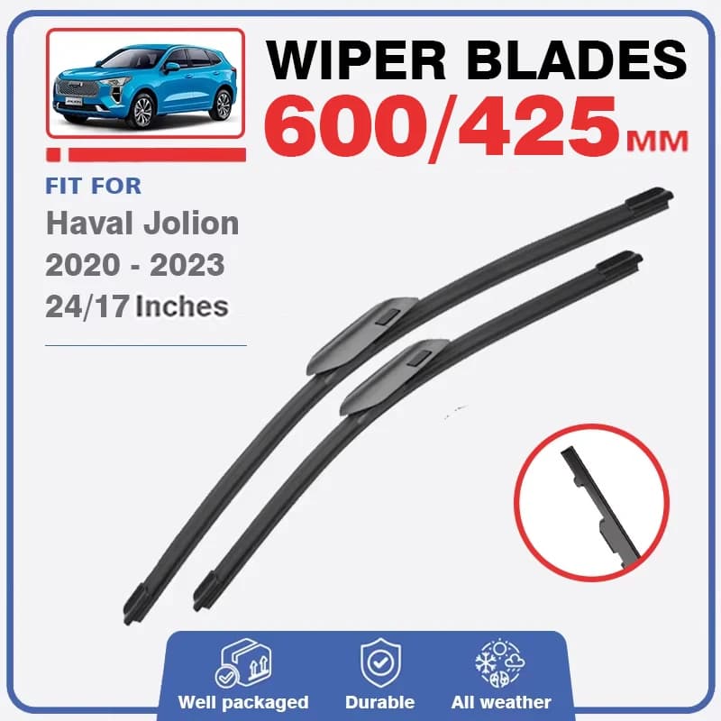 Balais d'essuie-glace avant/avant et arrière pour Haval Jolion 2021 2022 2023 Jolyon HEV, accessoire
