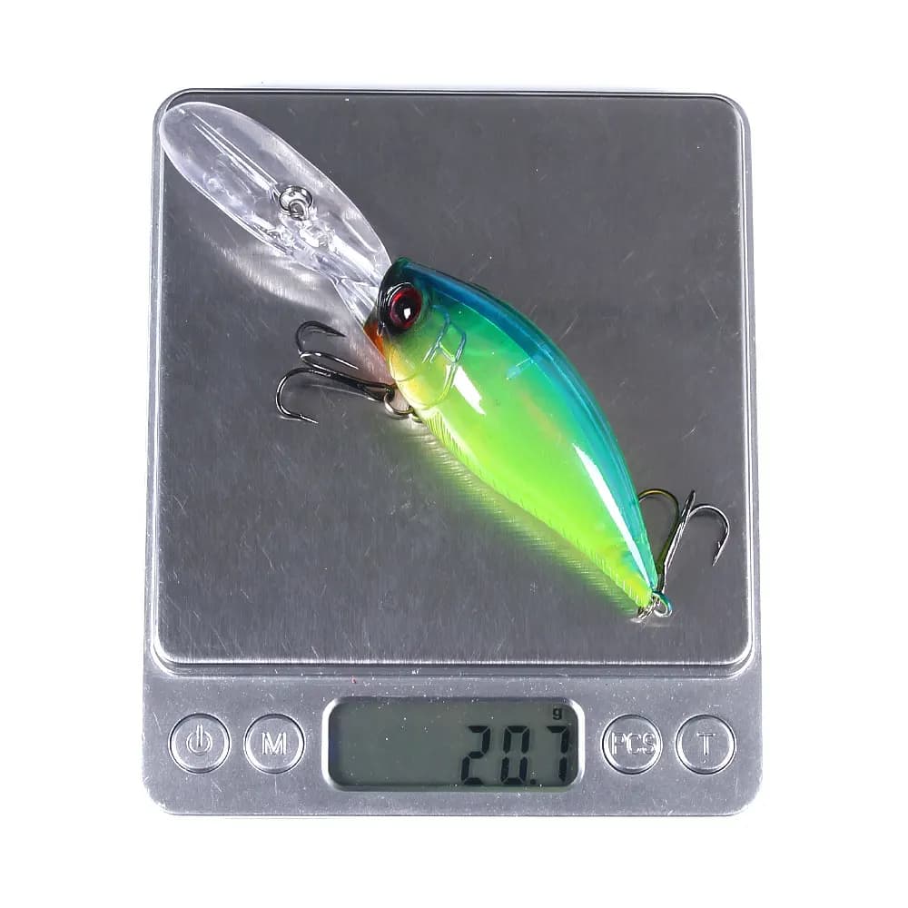Hengjia 12.5 cm 20.5g manivelle leurre leurre de pêche brochet carpe pêche artificielle dur appât Wo
