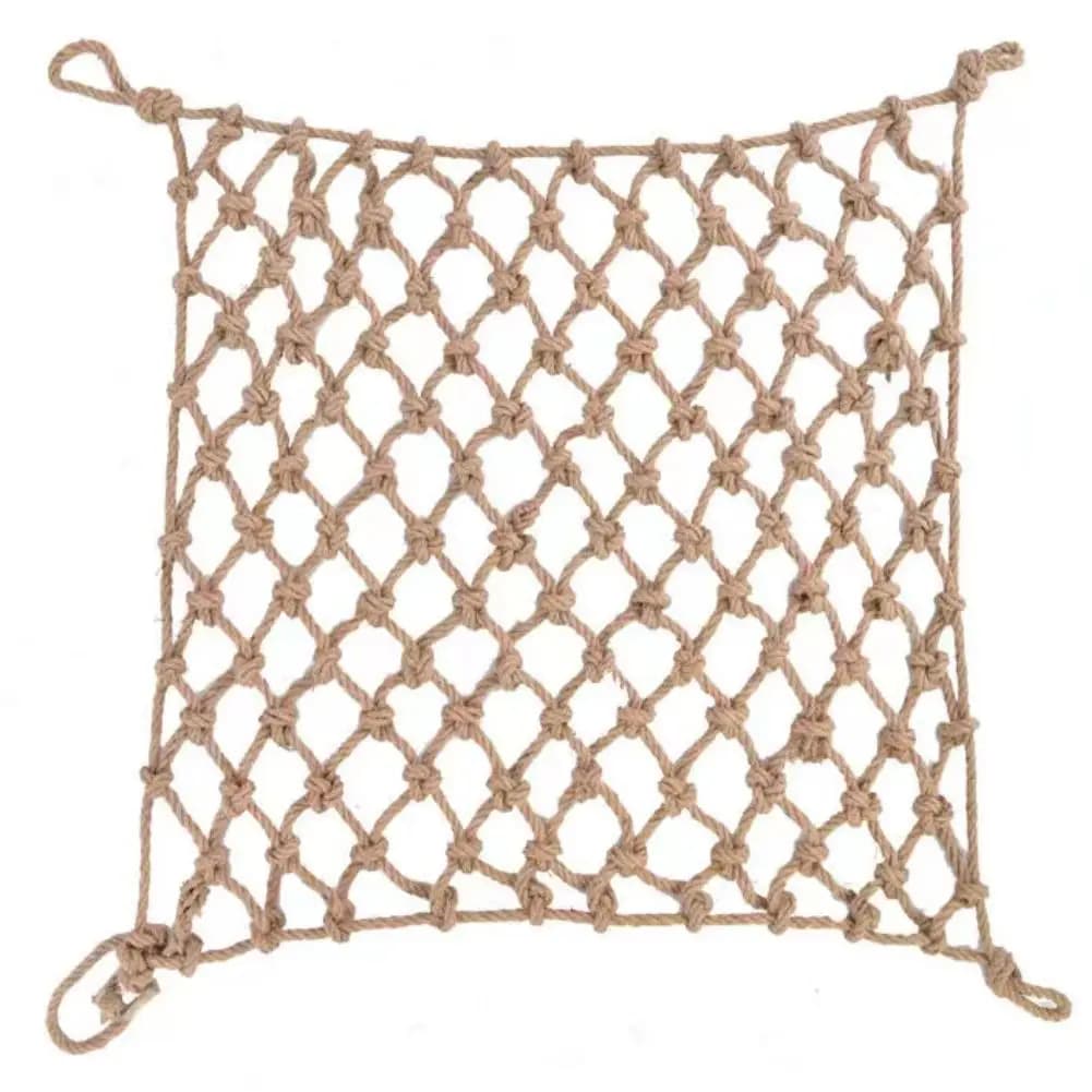 Filet de corde de chanvre de jardin, filet de sécurité pour enfants, protection des escaliers, maill