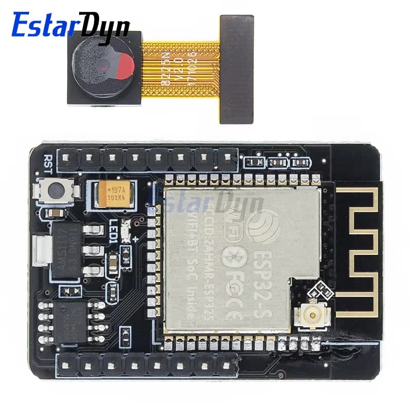 Module WiFi ESP32-CAM antenne 2.4G ESP32 série vers WiFi carte de développement de caméra ESP32 5V B