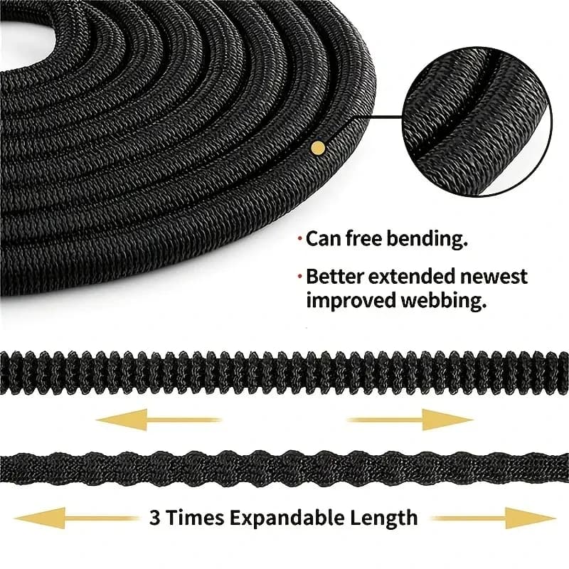 Tuyau d'arrosage Flexible et extensible de haute qualité, buse haute pression, pistolet de nettoyage