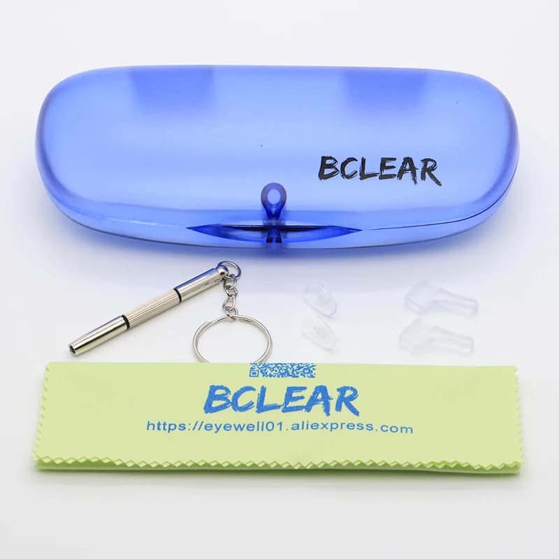 BCLEAR Original titane lunettes optiques plein cadre hommes ultraléger rétro carré myopie Prescripti