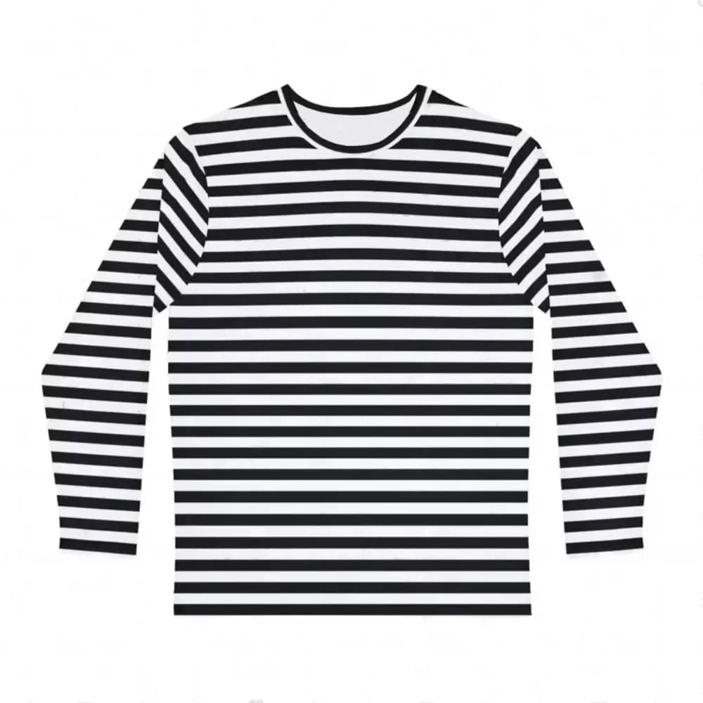 T-Shirt à manches longues pour filles, imprimé à rayures arc-en-ciel, décontracté, à col rond, vêtem
