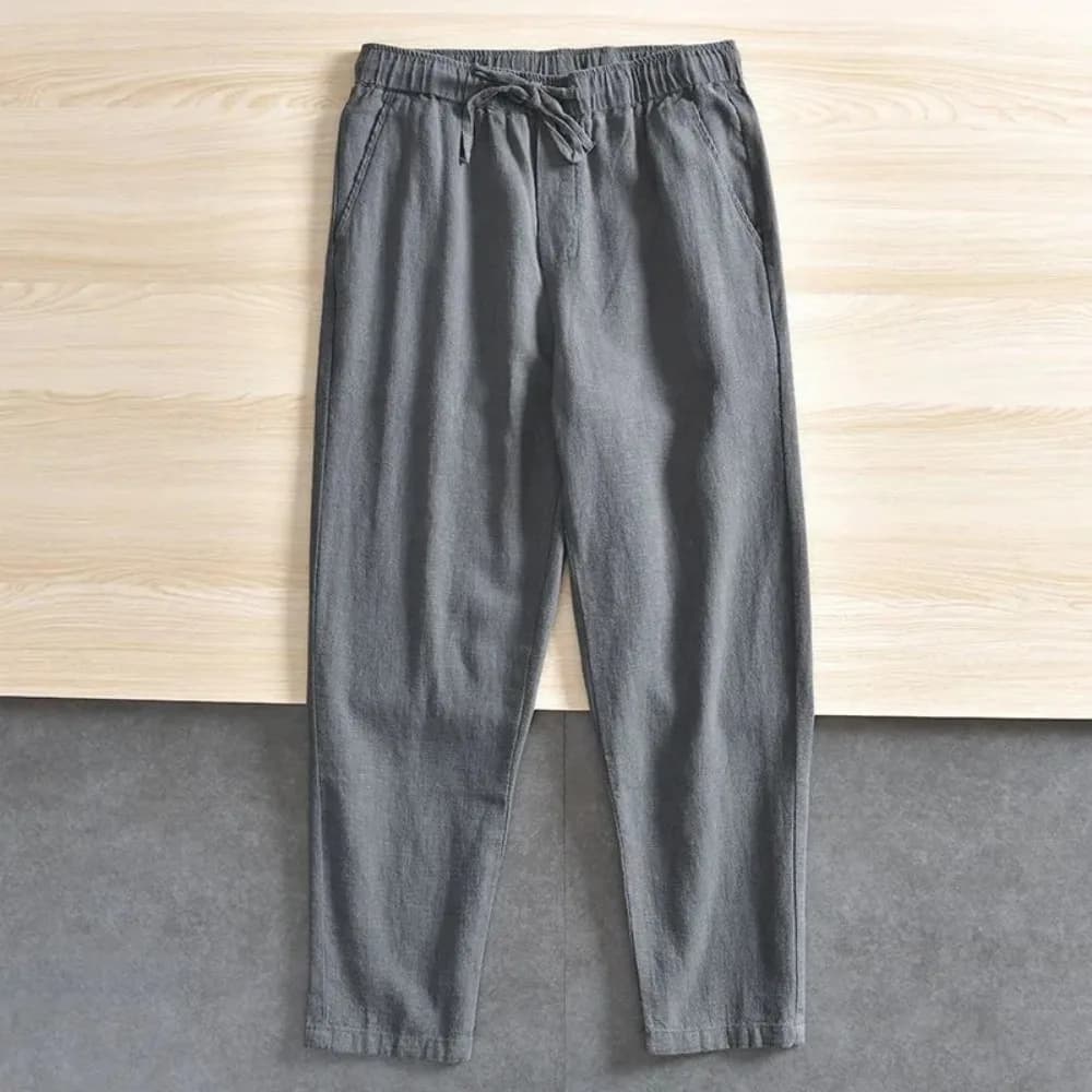 Pantalons décontractés pour hommes Baggy Streetwear hommes Joggers coton lin pantalons de sport pant