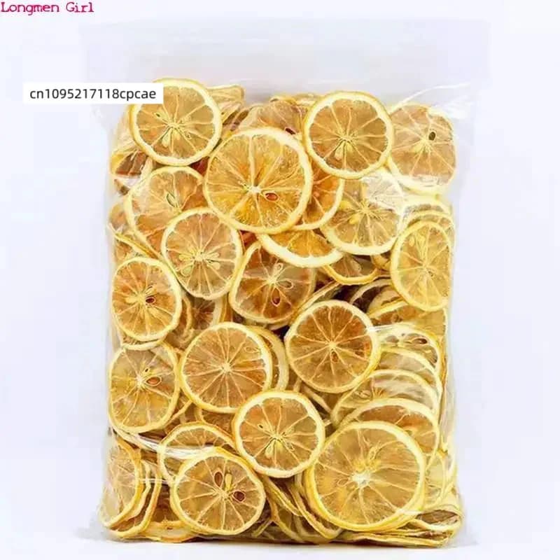 Tranches de citron et d'orange séchées naturelles, vraies tranches de pamplemousse pour la fabricati