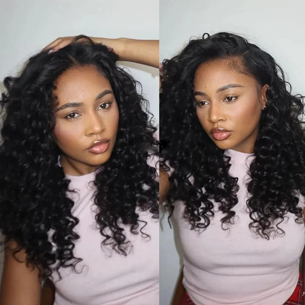 Extensions de cheveux au Crochet pré-séparées sans nœuds, Extensions de cheveux en plumes, ligne de 