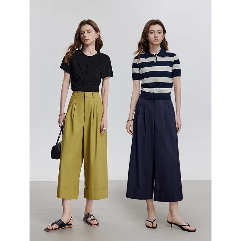 TOYOUTH femmes pantalons décontractés 2025 été nouveau Lyocell pantalons longs