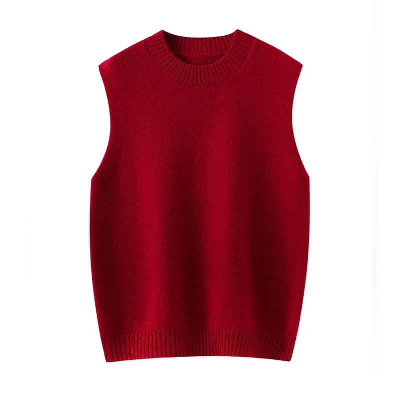 WinvyNee 2025 femmes laine gilet O cou vêtements décontracté chaud vêtements d'extérieur gilet dames