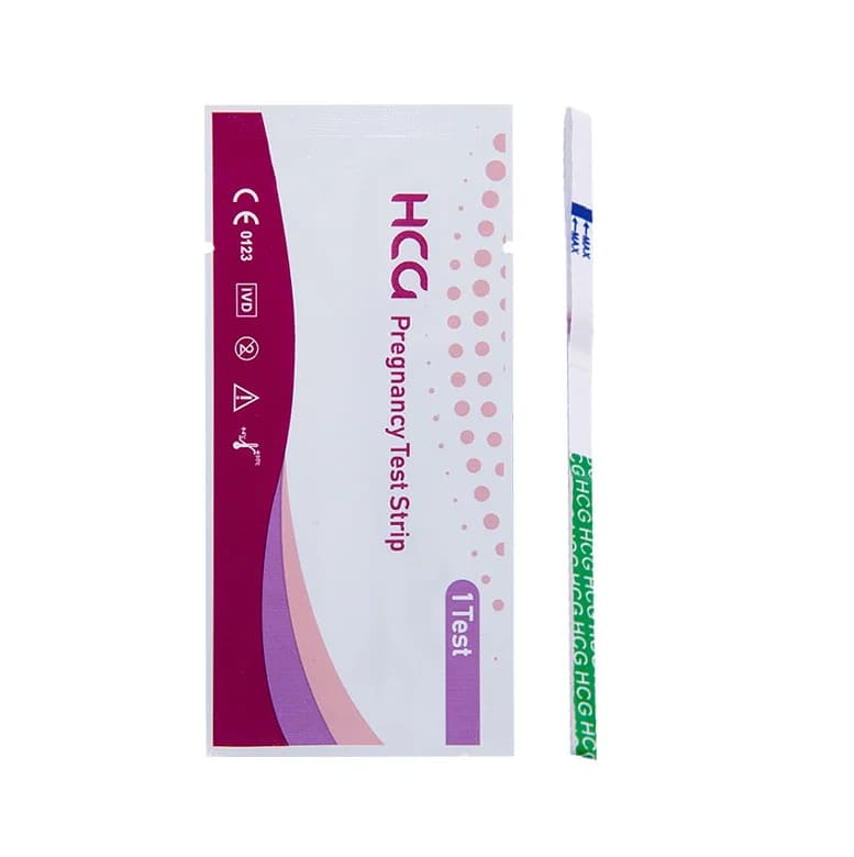 Kit de bandelettes de test de grossesse (HCG), résultats clairs et précis, précision de 99 %, 25 uni