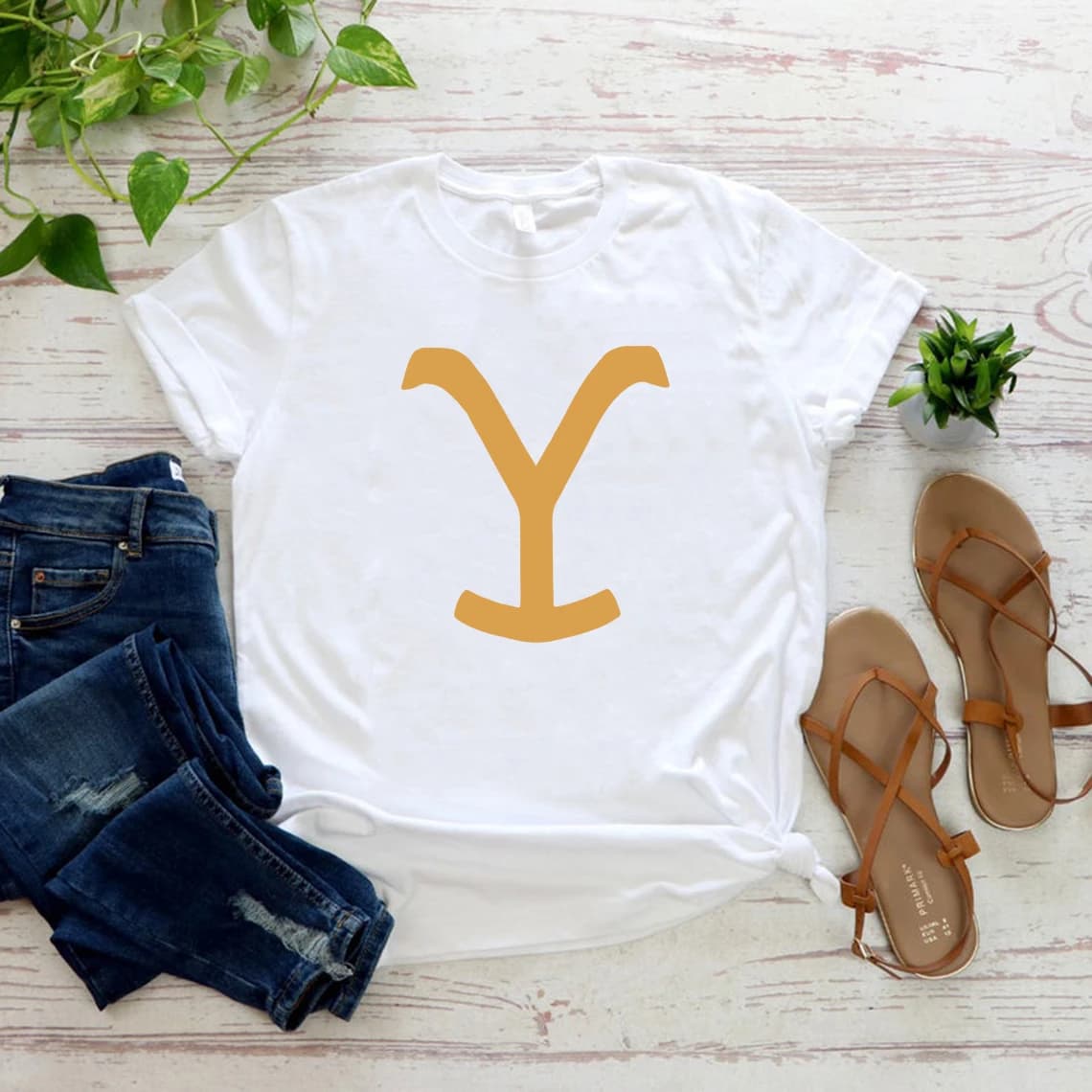 T-shirt manches courtes femme, estival et décontracté, à la mode, avec image de cowboy occidental, Y
